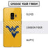 West Virginia University Yellow Background Galaxy S9 Skin